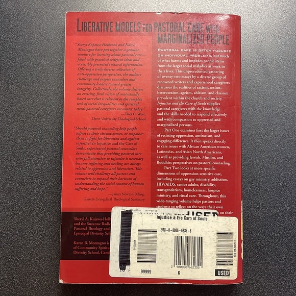 Injustice and the Care of Souls used book - Picture 2 of 3